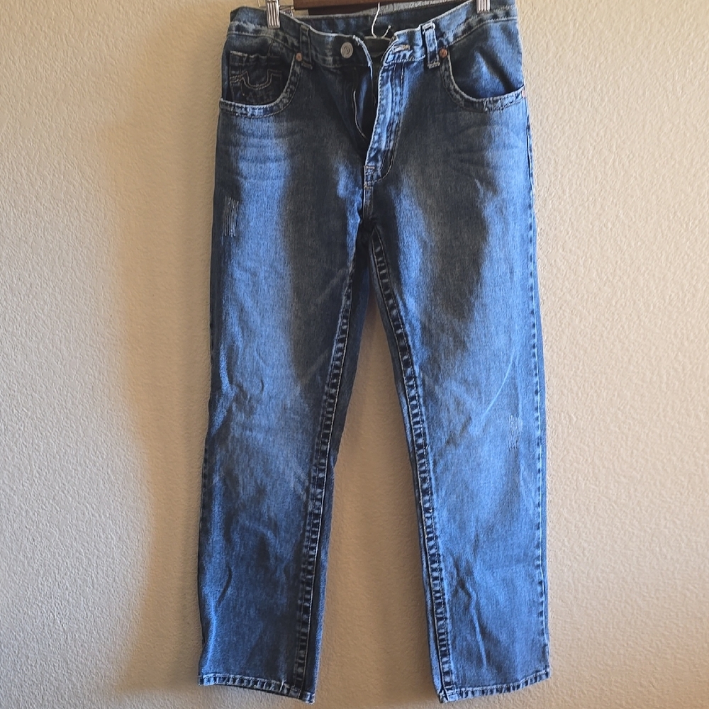 True Religion Men's Denim Straight Jeans